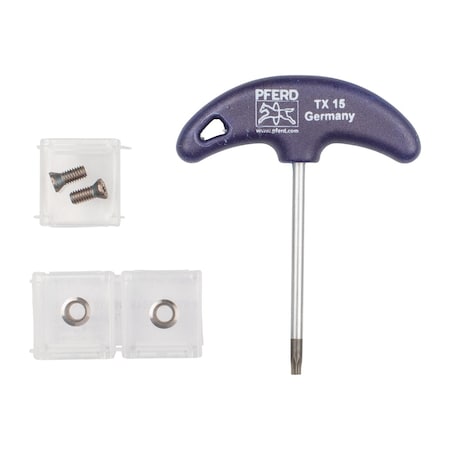 Pferd 2" ALUMASTER SERVICE SET - TORX key - Screw 2 - Inserts 2 20122